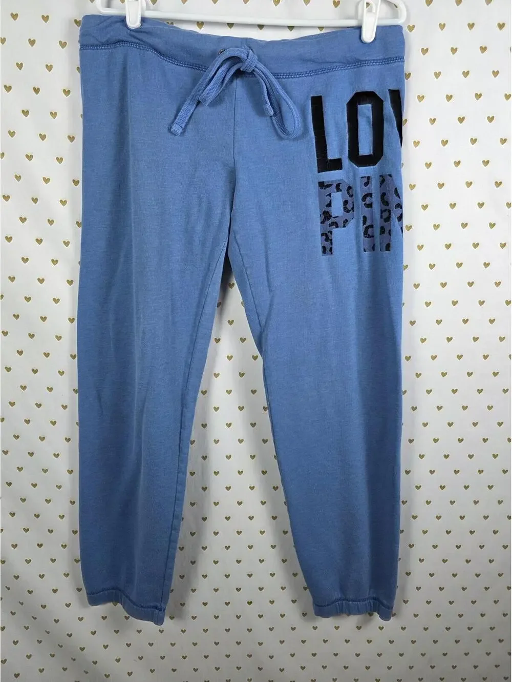 Victorias Secret PINK RARE Leopard Cheetah Joggers Sweatpants Sweats Vintage MED